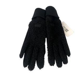 Black Wool Hand Gloves NWT =V